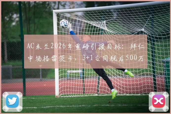 AC米兰2026年重磅引援目标：拜仁中场格雷茨卡，3+1合同税后500万欧年薪解析，转会可行性深度探讨